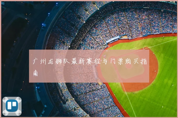 广州龙狮队最新赛程与门票购买指南